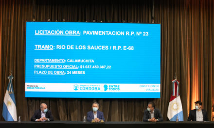Calamuchita: se conocieron los oferentes para pavimentar un tramo de la ruta 23