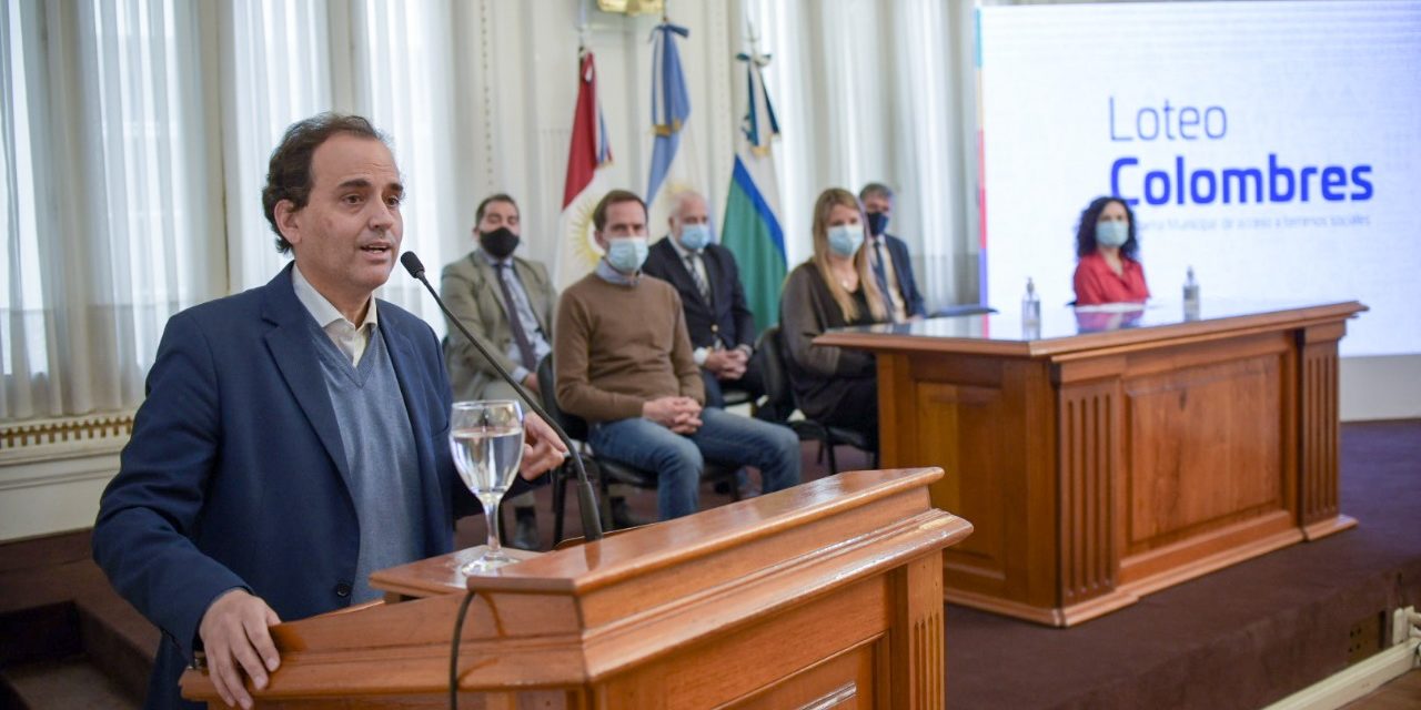 Río Cuarto: se presentó el programa municipal “Loteo Colombres”