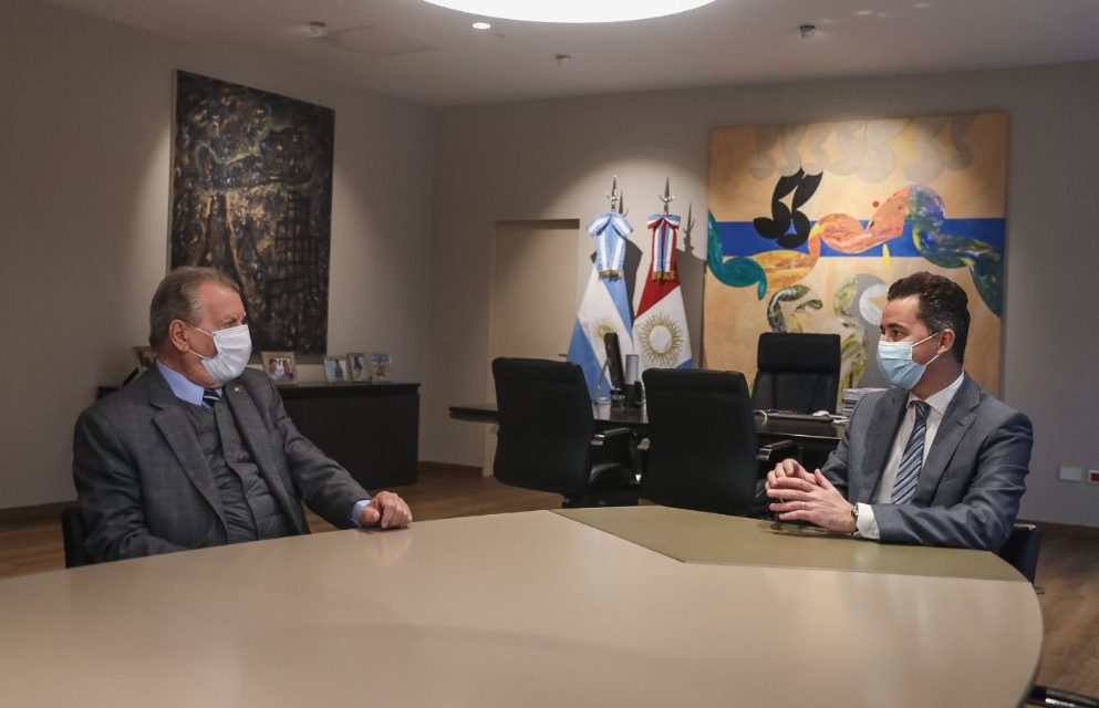 Manuel Calvo recibió al vicegobernador de Salta