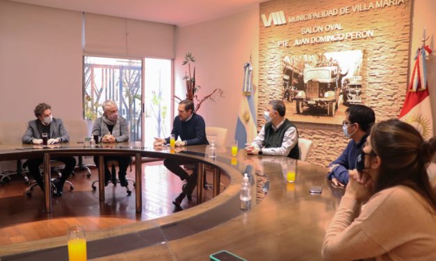 Villa María: Rosso recibió a Palazzo y la ciudad será plaza principal para espectáculos