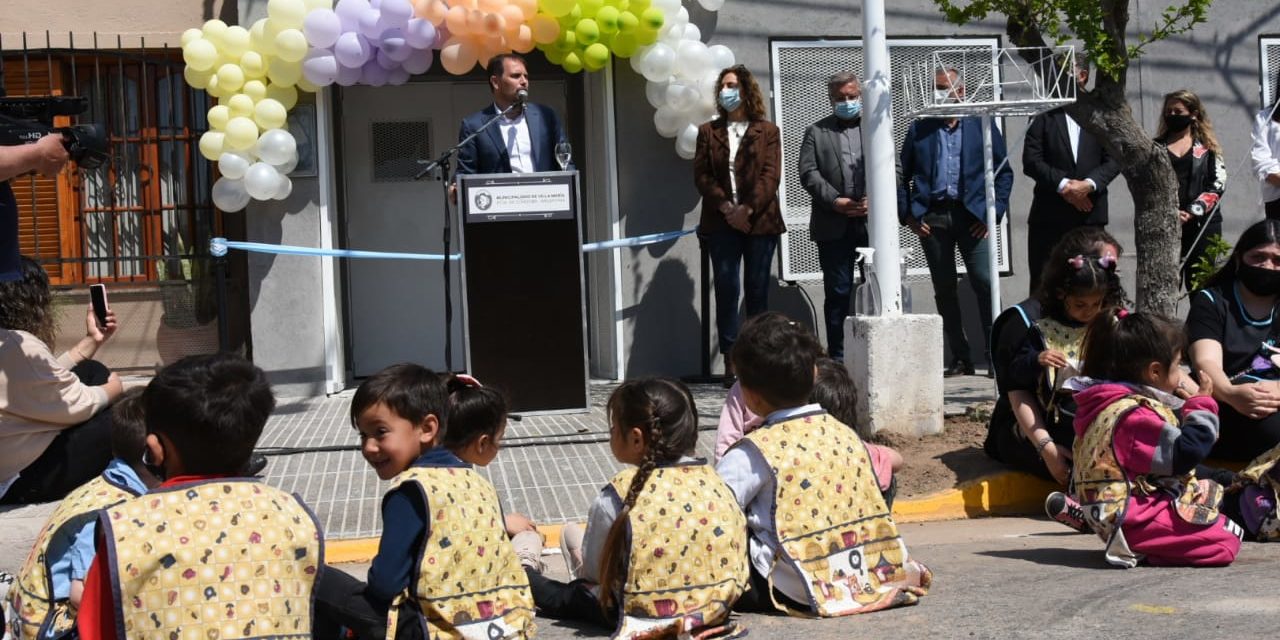 Gill destacó la infraestructura social para ampliar derechos en la inauguración de un jardín maternal