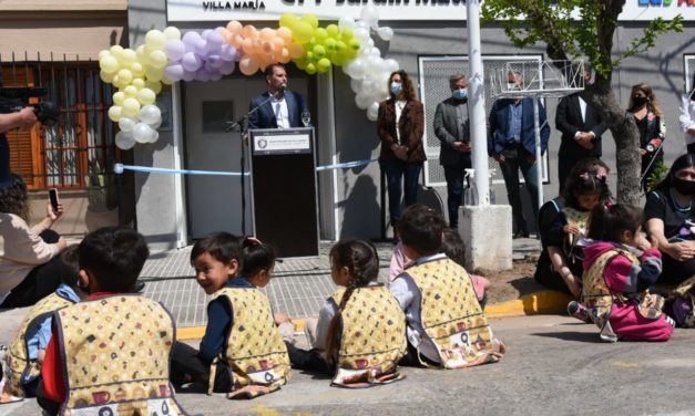 Gill destacó la infraestructura social para ampliar derechos en la inauguración de un jardín maternal
