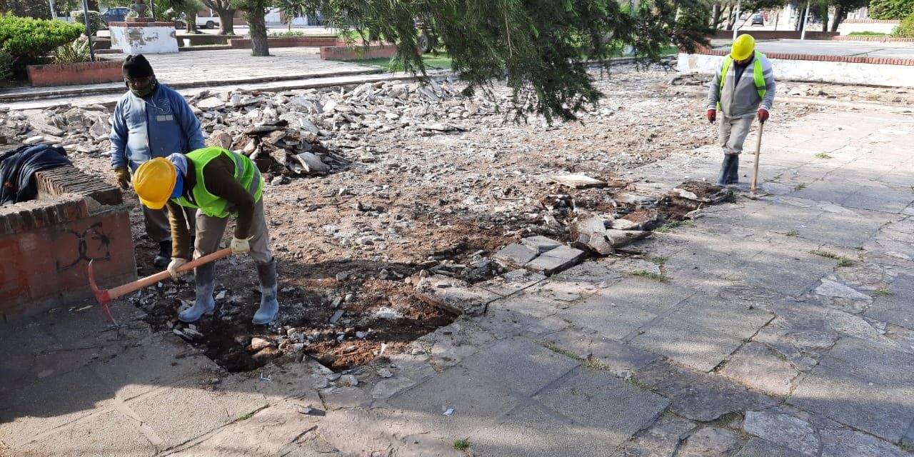San Basilio: puesta en valor de la Plaza San Martín
