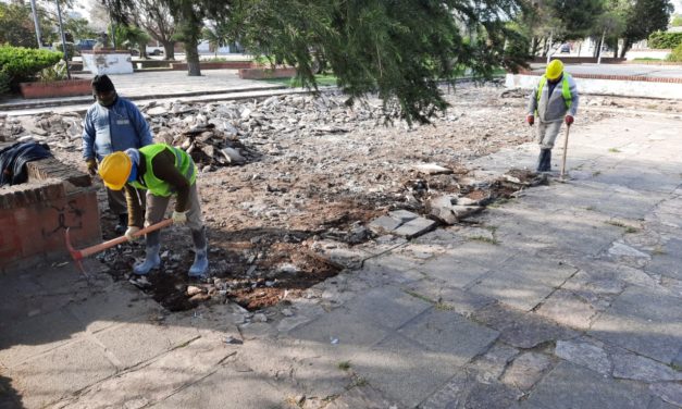 San Basilio: puesta en valor de la Plaza San Martín