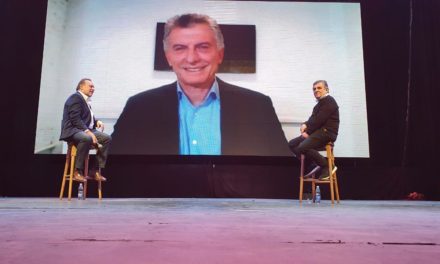 Mario Negri y Gustavo Santos cerraron la campaña junto a Macri, vía Zoom