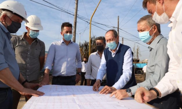 Avanza la ejecución de la obra de saneamiento cloacal en San Francisco