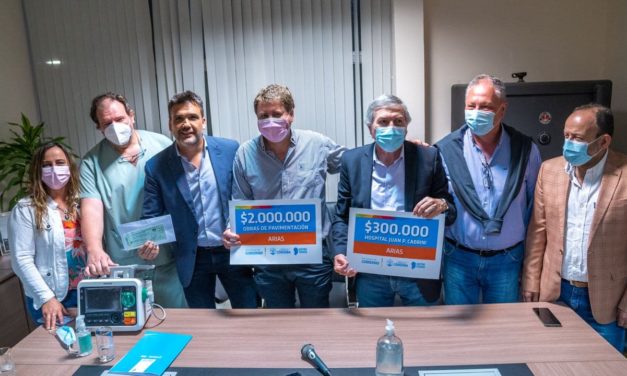 Autoridades provinciales visitaron la localidad de Arias