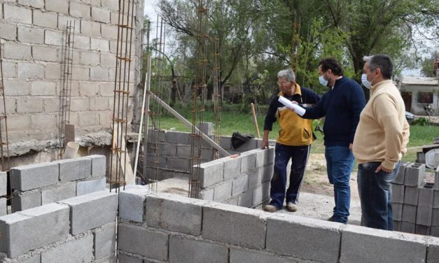 Coronel Moldes: avanza la construcción del edificio del Centro de Zoonosis