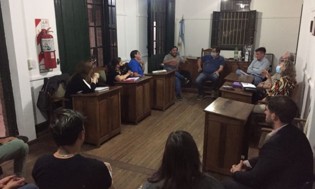 Adelia María: reunión con la Mesa de la Diversidad de Río Cuarto