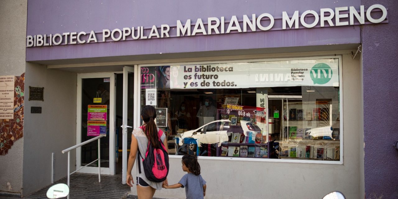 Presupuesto Participativo Río Cuarto: Llamosas visitó la Biblioteca Mariano Moreno