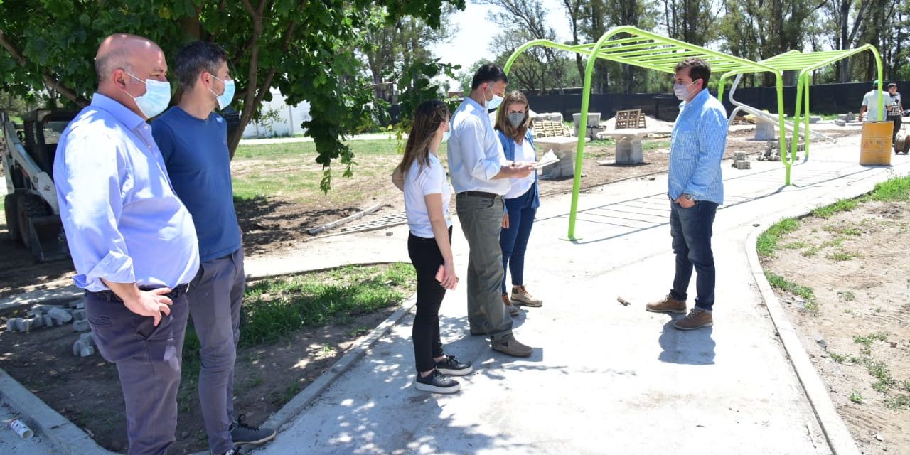 Villa María: Avanzan las intervenciones en el Parque Pereira y Domínguez