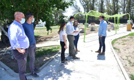 Villa María: Avanzan las intervenciones en el Parque Pereira y Domínguez