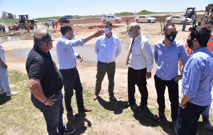 Avanza la obra de la circunvalación de la ruta nacional 158