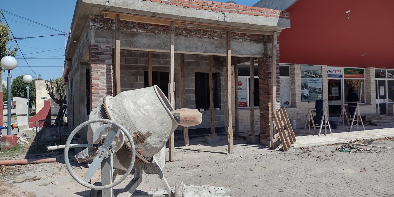 Elena: avanza la obra de remodelación de la Terminal de Ómnibus