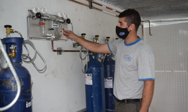 Coronel Moldes: nuevo sistema de oxígeno en el Hospital Municipal Tomás Ponsone