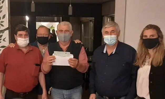 San Basilio: entrega de subsidios a la Asociación Italiana