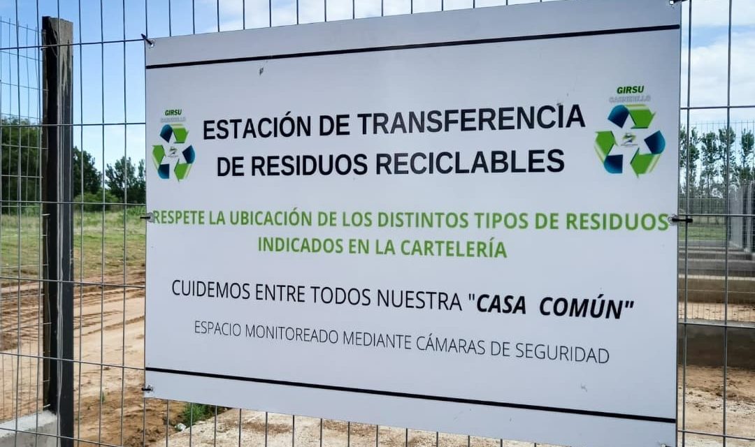 Carnerillo: se inauguró la Nueva Estación de Transferencia de Residuos Reciclables