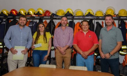 Arias: Gvozdenovich entregó aportes por $ 3,5 millones al cuartel de Bomberos
