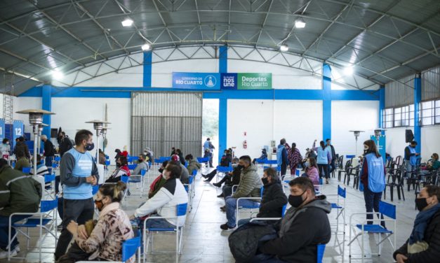 Río Cuarto: implementan sistema de turnos para la aplicación de 3° dosis COVID-19