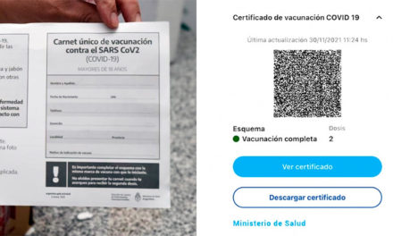 Habilitan la descarga del certificado digital de vacunación