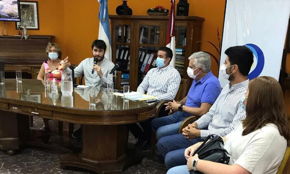 El Ministro Paulo Cassinerio visitó Sampacho y anunció nuevas obras