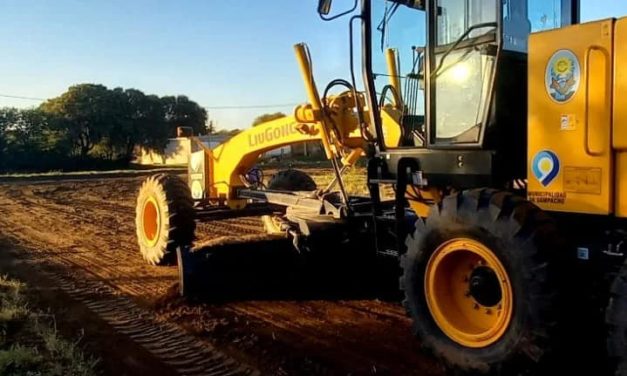 Sampacho: avanzan los trabajos para la construcción de Viviendas Semilla