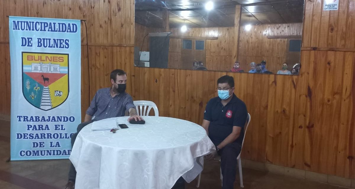 Bulnes: se realizó la primer reunión de conformación de la Defensa Civil Local