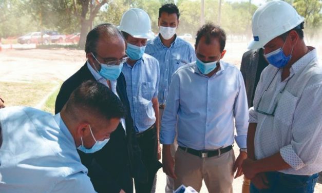 Río Cuarto: el ministro López supervisó obras en ejecución