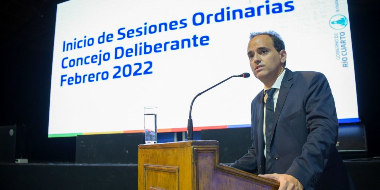 Río Cuarto: Llamosas realizó la apertura de las Sesiones Legislativas 2022
