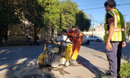 Villa María llevó adelante una jornada de mantenimiento en diversos puntos de la ciudad