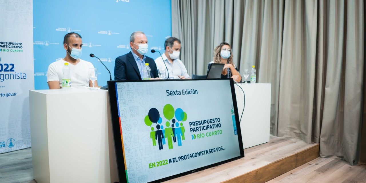 Río Cuarto: se presentó la 6° edición del programa Presupuesto Participativo