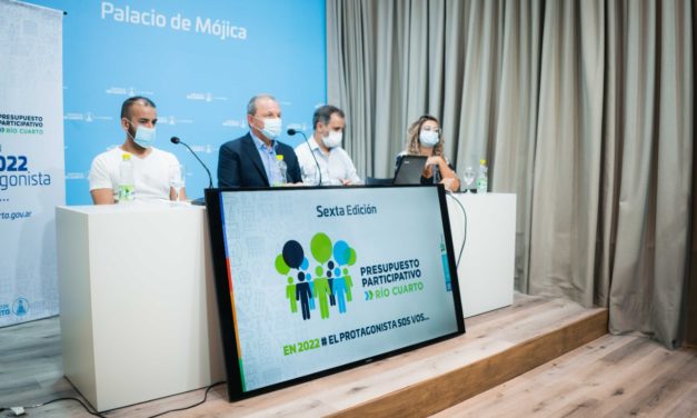 Río Cuarto: se presentó la 6° edición del programa Presupuesto Participativo