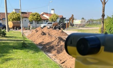 CTAM amplía la red de desagües cloacales en Adelia María