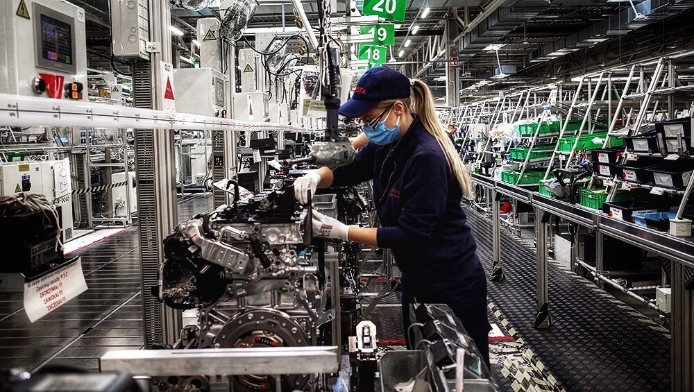 La industria alcanzó en diciembre 64% de uso de la capacidad instalada