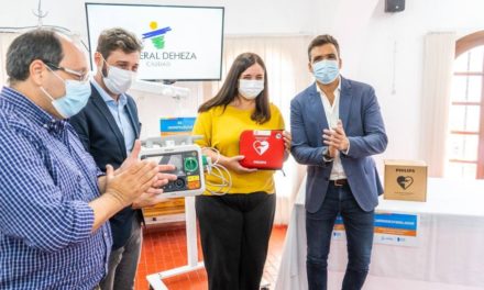 Aportes económicos y equipamiento médico para Olaeta y Gral. Deheza