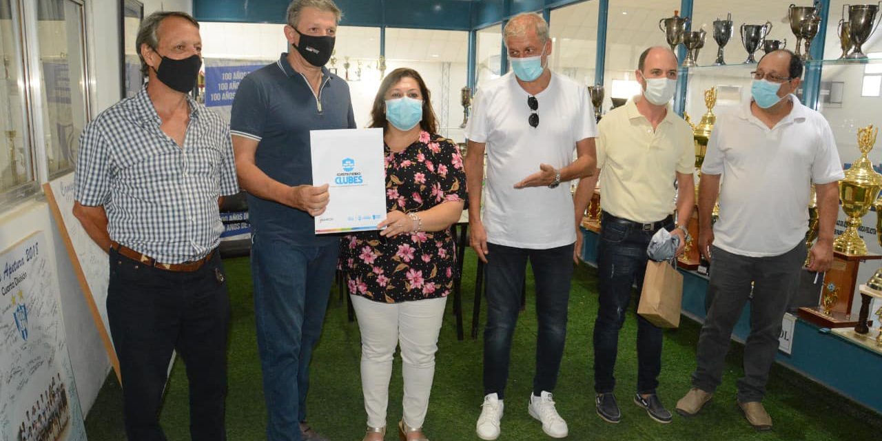 Alejandro Roca: el Club Pabellón Argentino recibió aportes provinciales