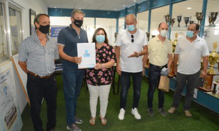 Alejandro Roca: el Club Pabellón Argentino recibió aportes provinciales