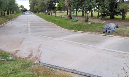 Bulnes: finalizó la pavimentación del Bv. San Martín