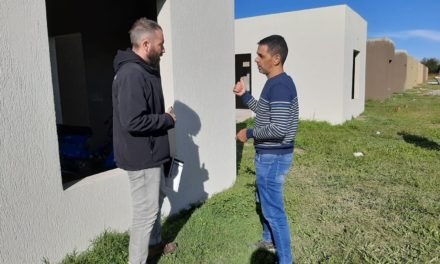 Villa Nueva: supervisaron el avance de obra en viviendas de «El Vallecito»