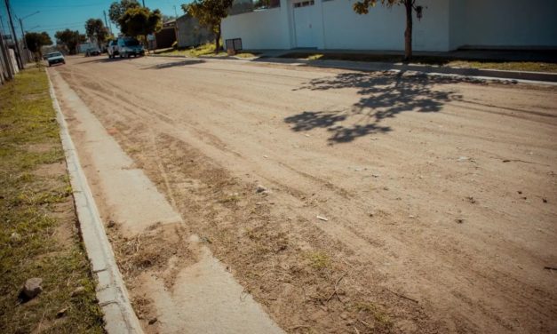 Río Tercero: Finalizó la obra de cordón cuneta en Barrio Castagnino