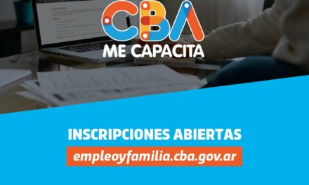 CBA Me Capacita: Ya están abiertas las inscripciones para los cursos online