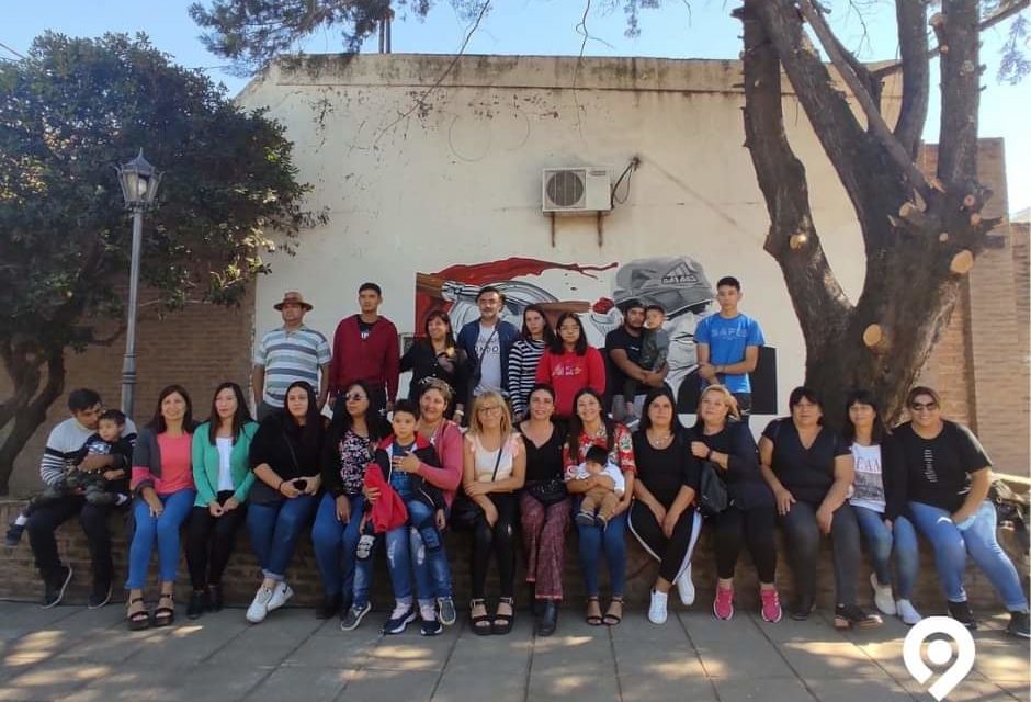 Sampacho: Se inauguró mural en homenaje a Luis Olguin
