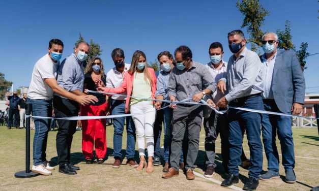 Río Cuarto: se inauguró el Playón Deportivo y Recreativo Ex Matadero