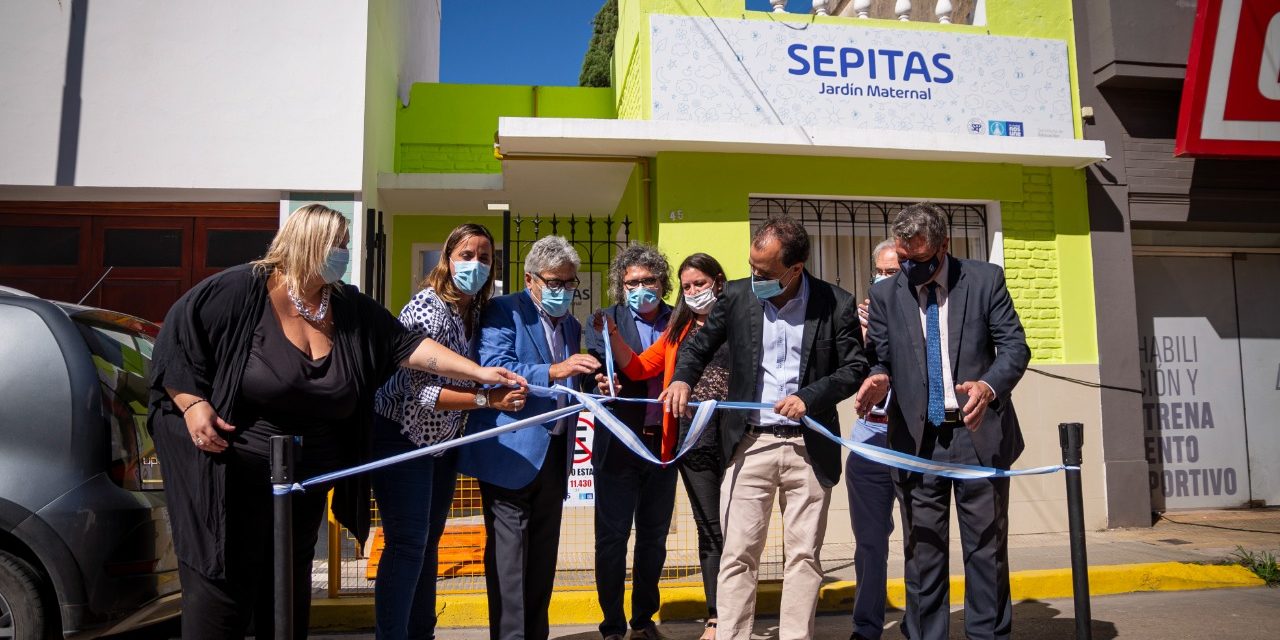 Río Cuarto: Llamosas inauguró el nuevo Jardín Maternal del SEP