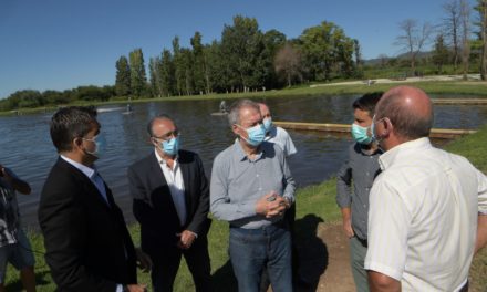 Alta Gracia: Schiaretti inauguró la ampliación de la planta cloacal y anunció obras de urbanización