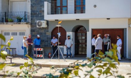 Arias: se inauguró la 3° etapa de la red de gas natural
