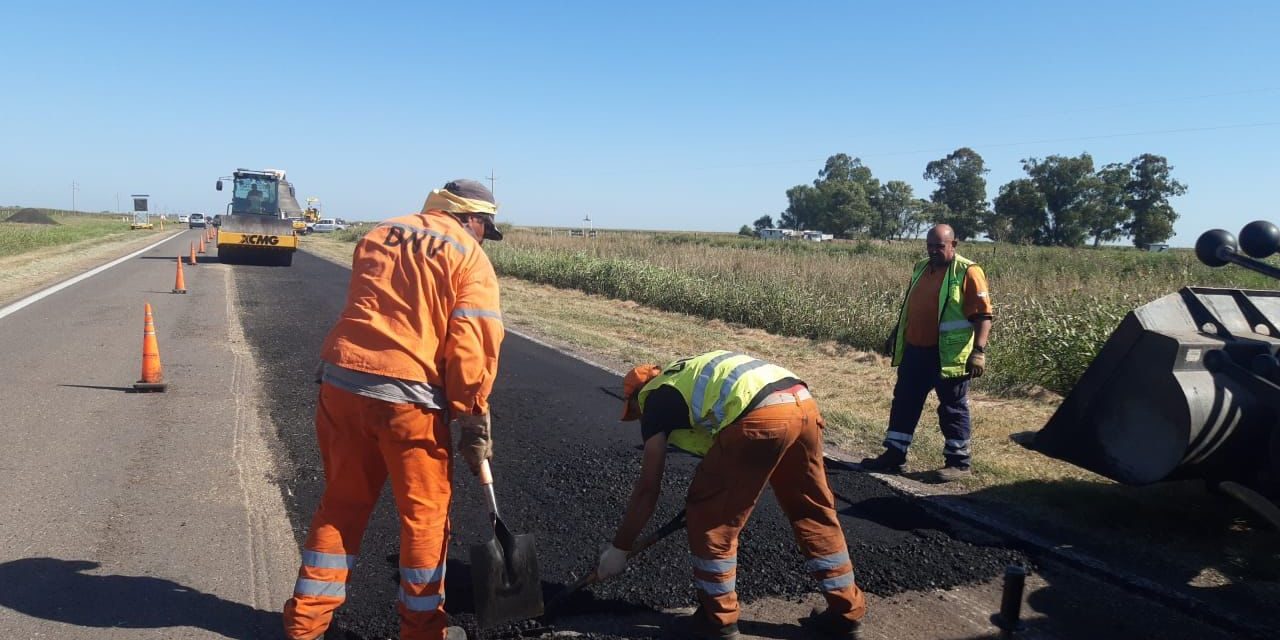 Vialidad Nacional retomó los trabajos en la RN 35, en el sur de la provincia