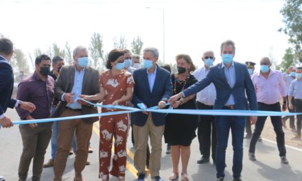 Laboulaye: Schiaretti habilitó la pavimentación de la Circunvalación Oeste