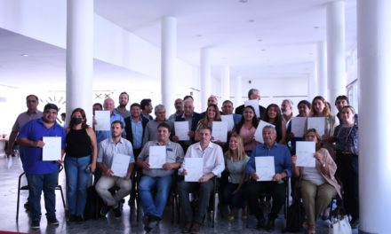 Localidades del Dpto. Río Cuarto firmaron un convenio con la Secretaria de DD.HH. de la Nación