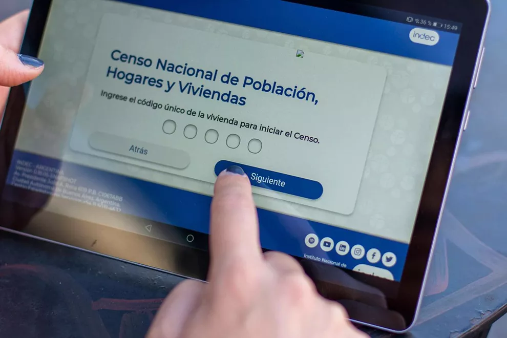 Censo: en 76.600 hogares cordobeses ya completaron el formulario digital